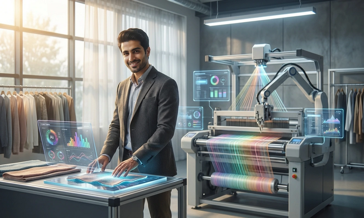 کاربرد هوش مصنوعی در پارچه های هوشمند و نساجی