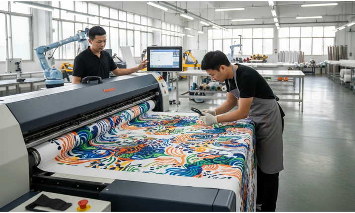 چاپ دیجیتال بر روی پارچه