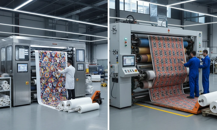 مقایسه چاپ دیجیتال و روتاری