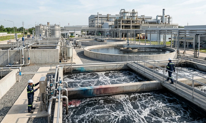 تصفیه فاضلاب رنگرزی و چاپ