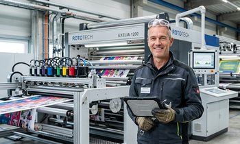 آموزش عملی دستگاه چاپ روتاری